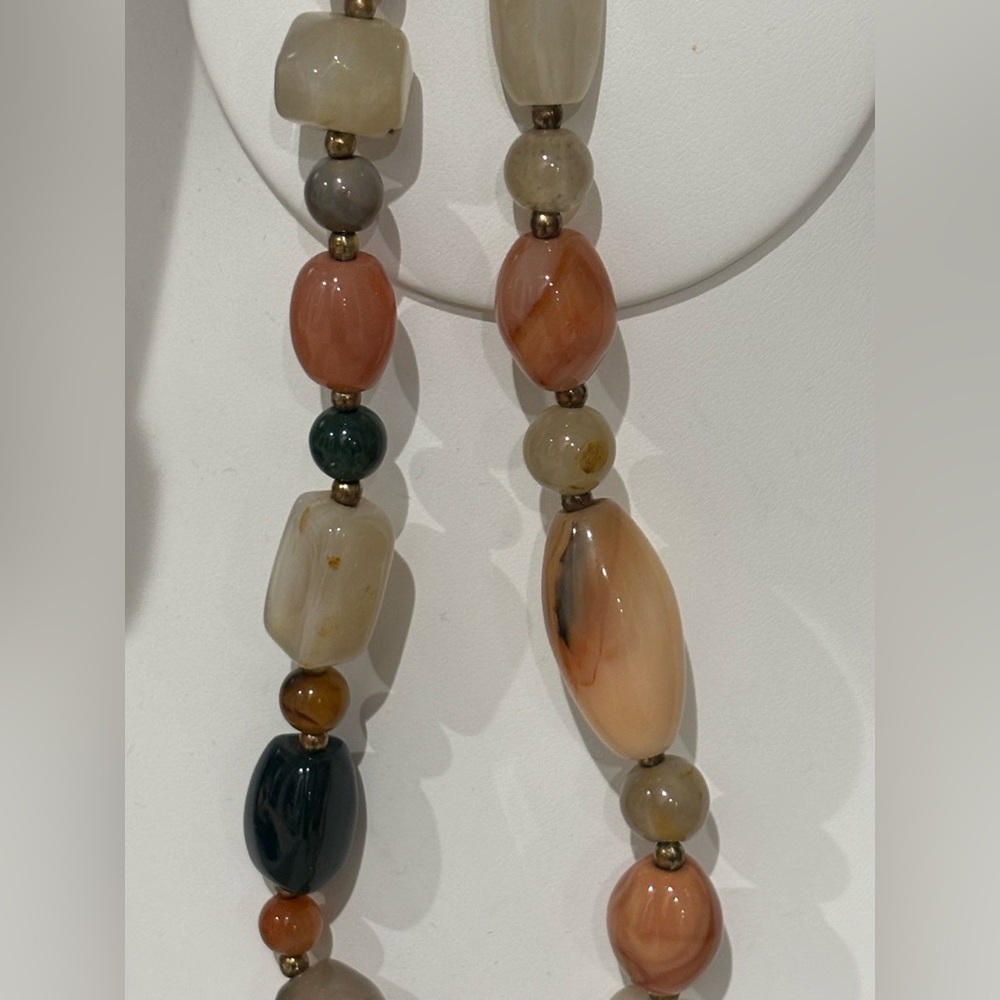 š«Multicolor Beggars Semiprecious Beaded Necklaceš« - Picture 6 of 7